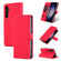Samsung Galaxy S24+ 5G AZNS Skin Feel Calf Texture Flip Leather Phone Case - Red