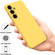 Samsung Galaxy S24+ 5G Color Liquid Silicone Phone Case - Yellow