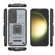 Samsung Galaxy S24+ 5G Sliding Camshield TPU + PC Shockproof Phone Case with Holder - Grey