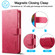 Samsung Galaxy S24+ 5G LC.IMEEKE Calf Texture Leather Phone Case - Red