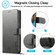 Samsung Galaxy S24+ 5G LC.IMEEKE Calf Texture Leather Phone Case - Black