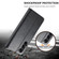 Samsung Galaxy S24+ 5G LC.IMEEKE Calf Texture Leather Phone Case - Black