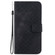 Samsung Galaxy S24+ 5G 7-shaped Embossed Leather Phone Case - Black