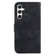 Samsung Galaxy S24+ 5G 7-shaped Embossed Leather Phone Case - Black