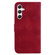 Samsung Galaxy S24+ 5G 7-shaped Embossed Leather Phone Case - Red