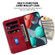 Samsung Galaxy S24+ 5G 7-shaped Embossed Leather Phone Case - Red
