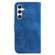 Samsung Galaxy S24+ 5G 7-shaped Embossed Leather Phone Case - Blue