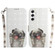 Samsung Galaxy S24+ 5G 3D Colored Horizontal Flip Leather Phone Case - Pug