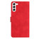 Samsung Galaxy S24+ 5G Seven Butterflies Embossed Leather Phone Case - Red