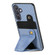 Samsung Galaxy S24+ 5G Carbon Fiber Wallet Flip Card K-shaped Holder Phone Case - Blue Samsung Galaxy S24+ 5G Carbon Fiber Wallet Flip Card K-shaped Holder Phone Case - Blue