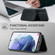 Samsung Galaxy S24+ 5G JEEHOOD Magnetic Zipper Horizontal Flip Leather Phone Case - Black