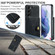 Samsung Galaxy S24+ 5G JEEHOOD J01 Retro Magnetic Detachable Wallet Phone Case - Black