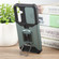 Samsung Galaxy S24+ 5G Camera Shield Card Slot PC+TPU Phone Case - Dark Green