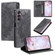 Samsung Galaxy S24+ 5G Totem Embossed Magnetic Leather Phone Case - Grey