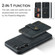 Samsung Galaxy S24+ 5G JEEHOOD RFID Blocking Anti-Theft Magnetic Phone Case - Black