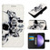 Samsung Galaxy S24+ 5G 3D Painting Horizontal Flip Leather Phone Case - Skull