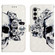 Samsung Galaxy S24+ 5G 3D Painting Horizontal Flip Leather Phone Case - Skull