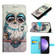 Samsung Galaxy S24+ 5G 3D Painting Horizontal Flip Leather Phone Case - Grey Owl