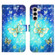 Samsung Galaxy S24+ 5G 3D Painting Horizontal Flip Leather Phone Case - Golden Butterfly