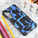 Samsung Galaxy S24+ 5G Camouflage Armor Kickstand TPU + PC Magnetic Phone Case - Dark Blue