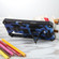 Samsung Galaxy S24+ 5G Camouflage Armor Kickstand TPU + PC Magnetic Phone Case - Dark Blue