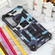 Samsung Galaxy S24+ 5G Camouflage Armor Kickstand TPU + PC Magnetic Phone Case - Light Blue