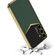 Samsung Galaxy S24+ 5G GKK Plating Soft TPU + Leather Full Coverage Phone Case without Pen - Green