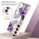 Samsung Galaxy S24+ 5G Electroplating IMD TPU Phone Case - Purple Flower