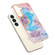 Samsung Galaxy S24+ 5G Electroplating IMD TPU Phone Case - Blue Marble