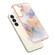 Samsung Galaxy S24+ 5G Electroplating IMD TPU Phone Case - White Marble
