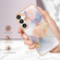 Samsung Galaxy S24+ 5G Electroplating IMD TPU Phone Case - White Marble