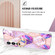 Samsung Galaxy S24+ 5G Splicing Marble Flower IMD TPU Phone Case Ring Holder - Light Purple