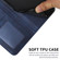 Samsung Galaxy S24+ Stitching Calf Texture Buckle Leather Phone Case - Blue