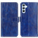 Samsung Galaxy S24+ Retro Crazy Horse Texture Leather Phone Case - Blue