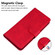 Samsung Galaxy S24+ 5G Skin Feel Pure Color Flip Leather Phone Case - Red