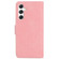 Samsung Galaxy S24+ 5G Skin Feel Pure Color Flip Leather Phone Case - Pink Samsung Galaxy S24+ 5G Skin Feel Pure Color Flip Leather Phone Case - Pink