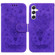 Samsung Galaxy S24+ 5G Butterfly Rose Embossed Leather Phone Case - Purple
