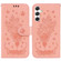 Samsung Galaxy S24+ 5G Butterfly Rose Embossed Leather Phone Case - Pink