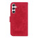 Samsung Galaxy S24+ 5G Butterfly Rose Embossed Leather Phone Case - Red