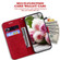 Samsung Galaxy S24+ 5G Butterfly Rose Embossed Leather Phone Case - Red