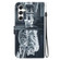Samsung Galaxy S24+ 5G Crystal Texture Colored Drawing Leather Phone Case - Cat Tiger Reflection