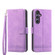 Samsung Galaxy S24+ 5G Dierfeng Dream Line TPU + PU Leather Phone Case - Purple Samsung Galaxy S24+ 5G Dierfeng Dream Line TPU + PU Leather Phone Case - Purple