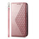 Samsung Galaxy S24+ 5G Cubic Grid Calf Texture Magnetic Leather Phone Case - Rose Gold Samsung Galaxy S24+ 5G Cubic Grid Calf Texture Magnetic Leather Phone Case - Rose Gold
