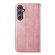 Samsung Galaxy S24+ 5G Cubic Grid Calf Texture Magnetic Leather Phone Case - Rose Gold Samsung Galaxy S24+ 5G Cubic Grid Calf Texture Magnetic Leather Phone Case - Rose Gold