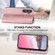 Samsung Galaxy S24+ 5G Cubic Grid Calf Texture Magnetic Leather Phone Case - Rose Gold Samsung Galaxy S24+ 5G Cubic Grid Calf Texture Magnetic Leather Phone Case - Rose Gold