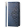 Samsung Galaxy S24+ 5G Cubic Grid Calf Texture Magnetic Leather Phone Case - Blue