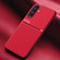 Samsung Galaxy S24+ 5G Classic Tilt Strip Grain Magnetic Shockproof PC + TPU Phone Case - Red