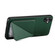 Samsung Galaxy S24+ 5G Denior Imitation Calf Leather Back Phone Case with Holder - Green