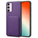 Samsung Galaxy S24+ 5G Denior Imitation Calf Leather Back Phone Case with Holder - Purple