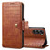 Samsung Galaxy S24+ 5G Denior Crocodile Texture Oil Edge Leather Phone Case - Brown Samsung Galaxy S24+ 5G Denior Crocodile Texture Oil Edge Leather Phone Case - Brown